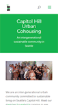 Mobile Screenshot of capitolhillurbancohousing.org